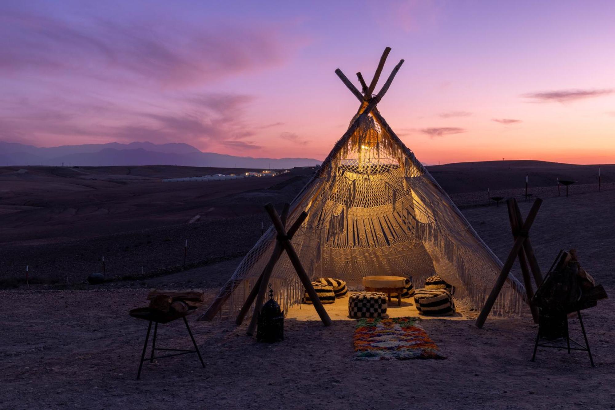 Alkamar Camp Agafay Hotel El Karia Екстериор снимка